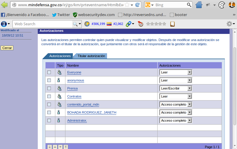 Autorizaciones